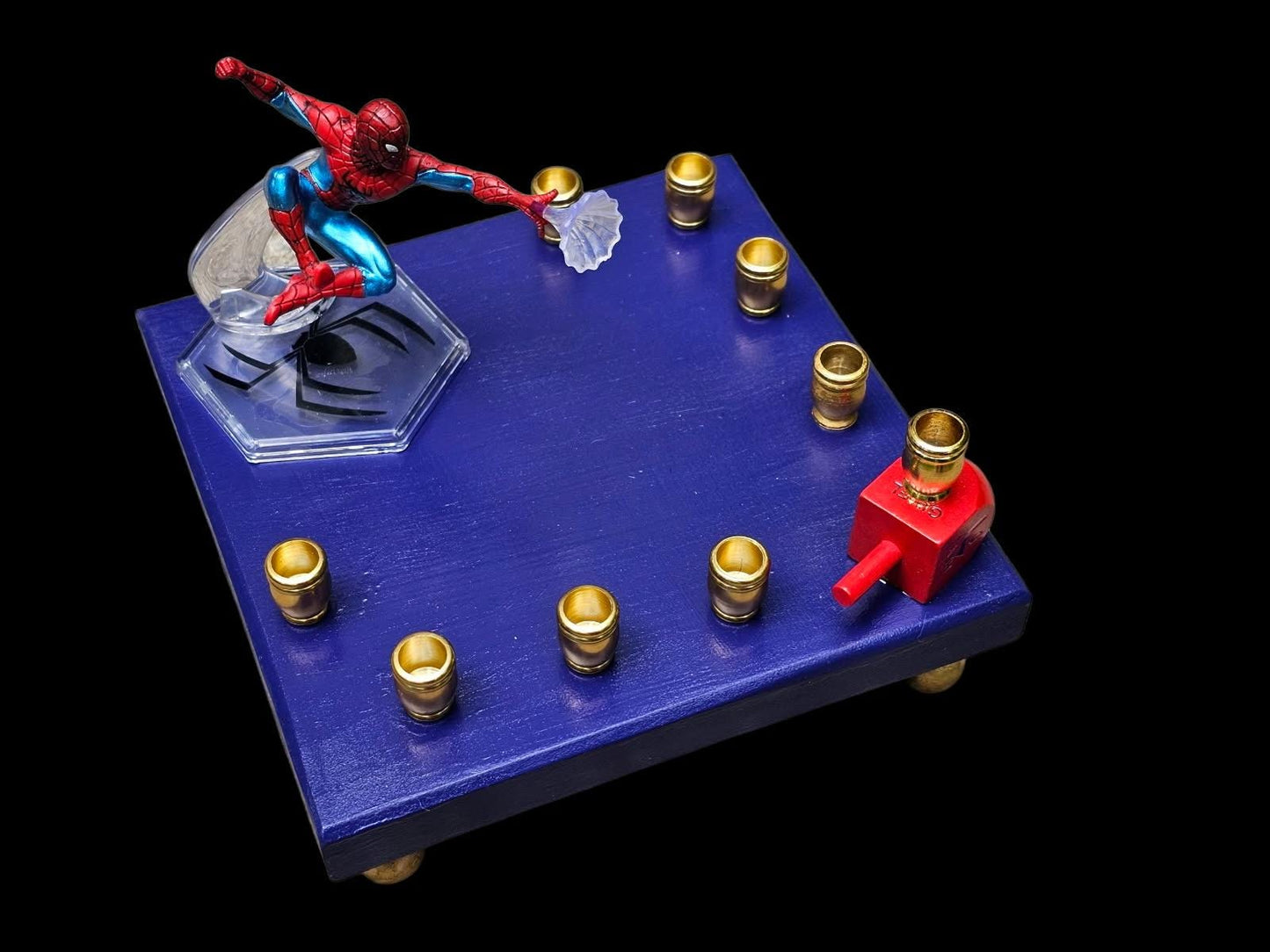 Spider-man Marvel Comics Superhero Menorah Unique Judaica Gift