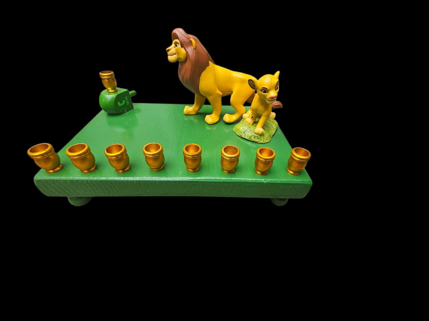 Lion King Mufasa Menorah Disney Judaica Hanukkiah zazu Timon pumba