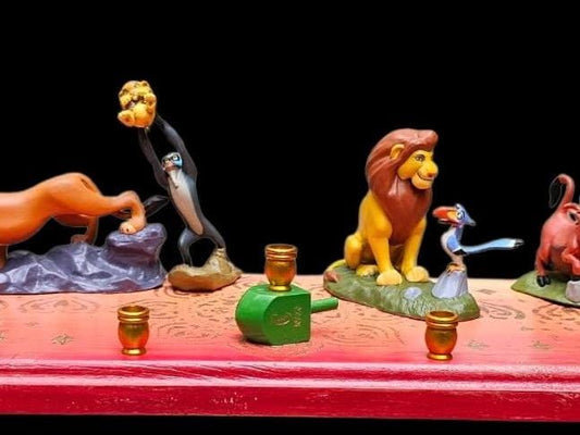 Collector Circle of Life Lion King Mufasa Menorah Disney Judaica Hanukkiah