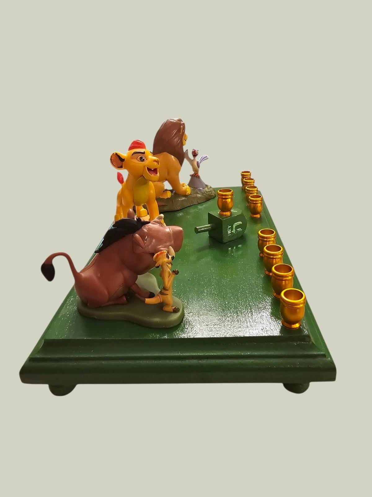 Lion King Mufasa Menorah Disney Judaica Hanukkiah zazu Timon pumba