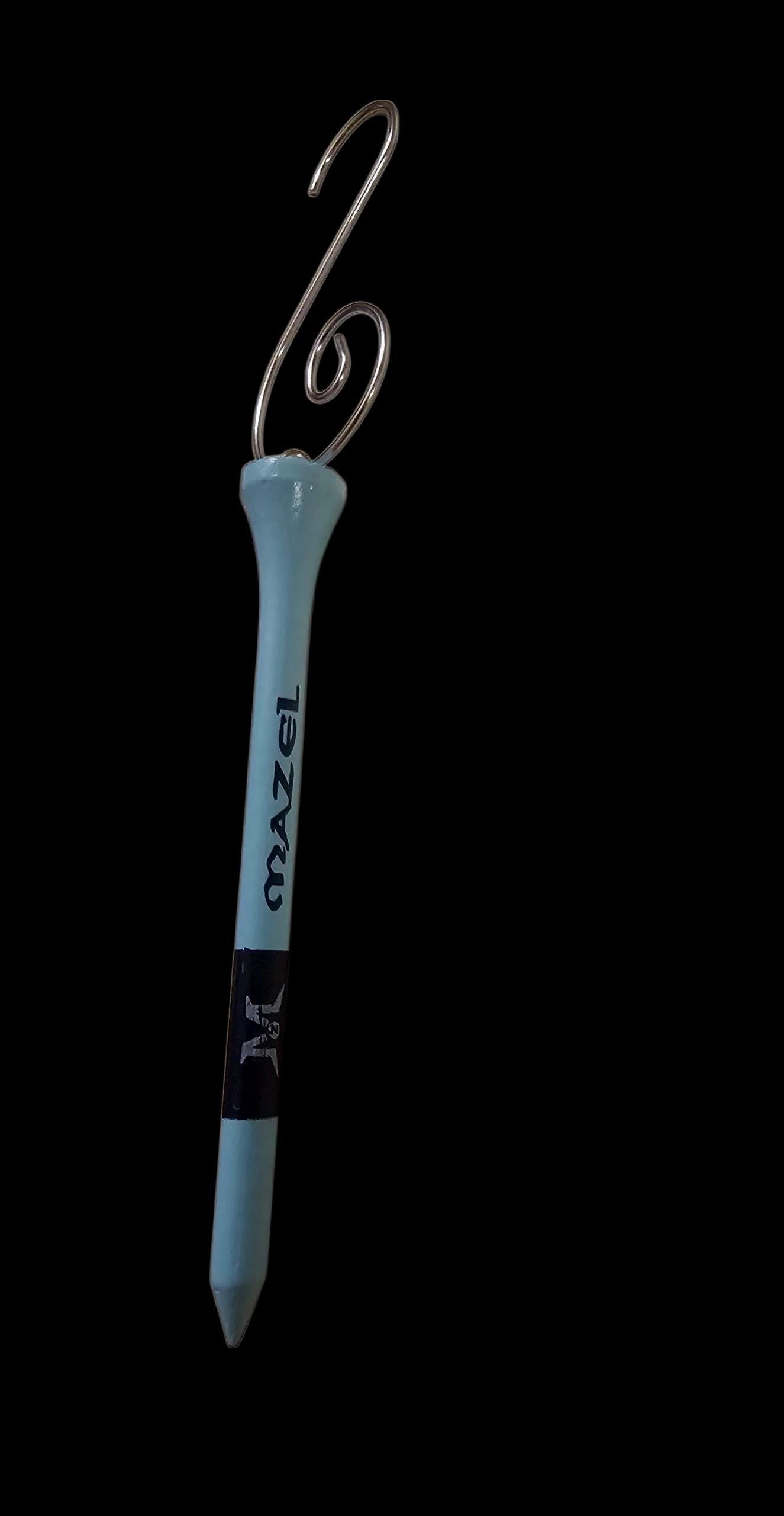 Mazel Golf Tee Ornament Golfer Gift