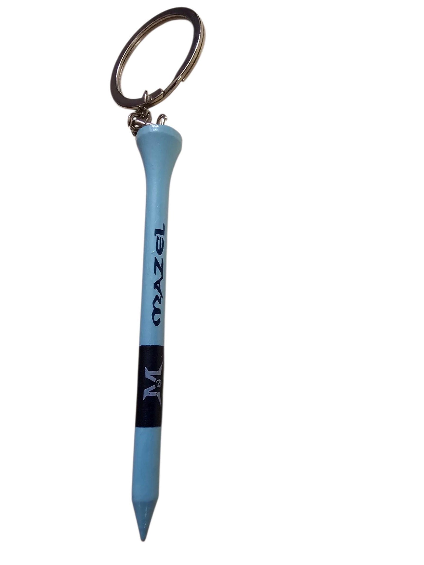 Mazel Golf Tee Keychain Golfer Gift