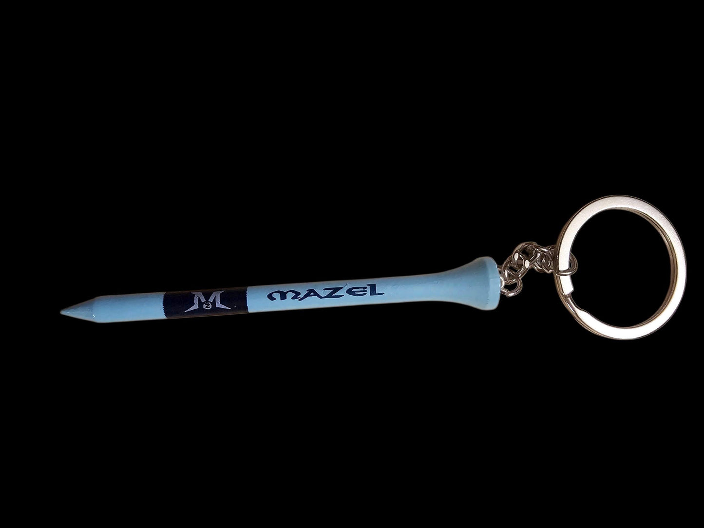Mazel Golf Tee Keychain Golfer Gift