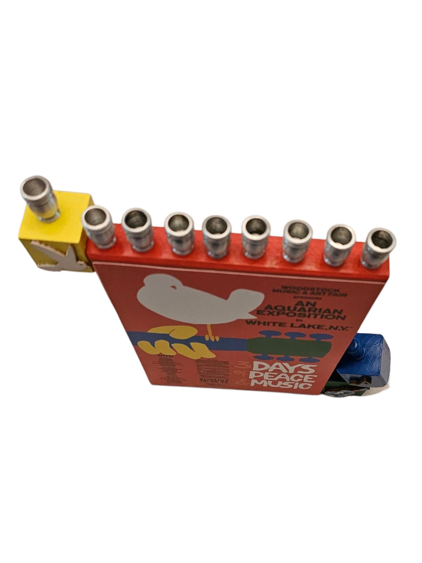 Woodstock Peace Love Music Menorah Judaica Jewish Festival History Hippie Flower Power