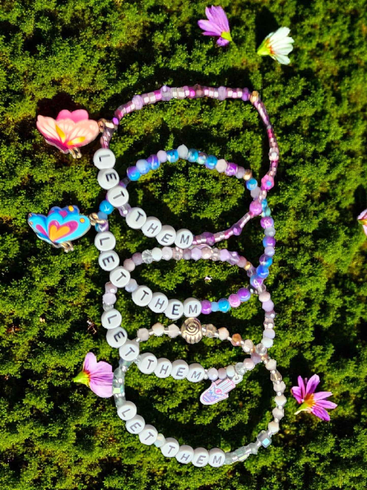 Let Them/Let Me Beaded Bracelet