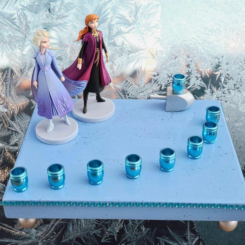 Princess Menorah Classic Disney Judaica Hannukah Frozen Anna Elsa
