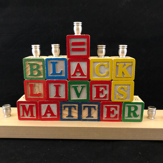 Black Lives Matter Menorah