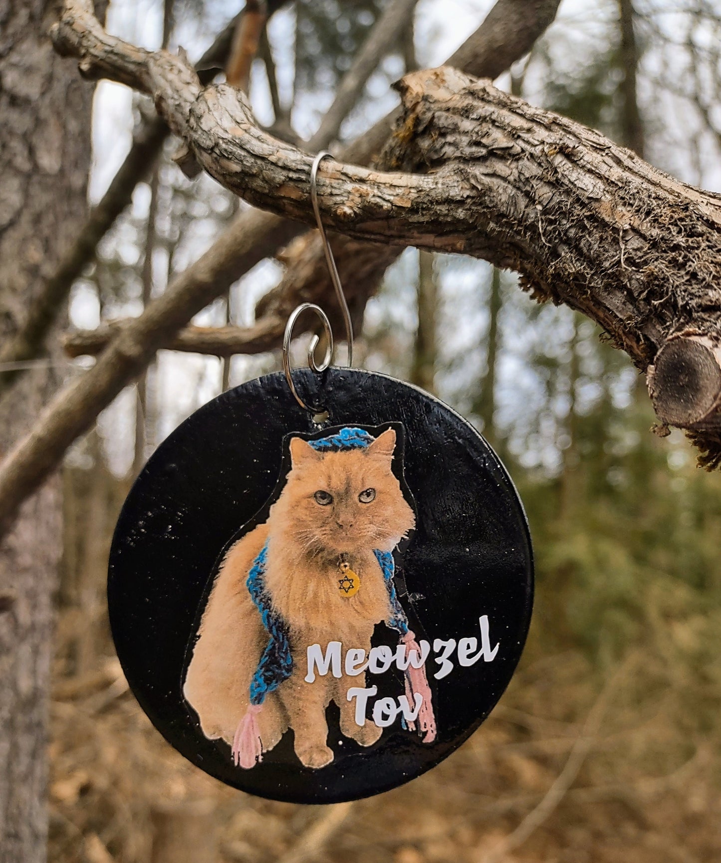 Funny Jewish Cat Ornament Decorations