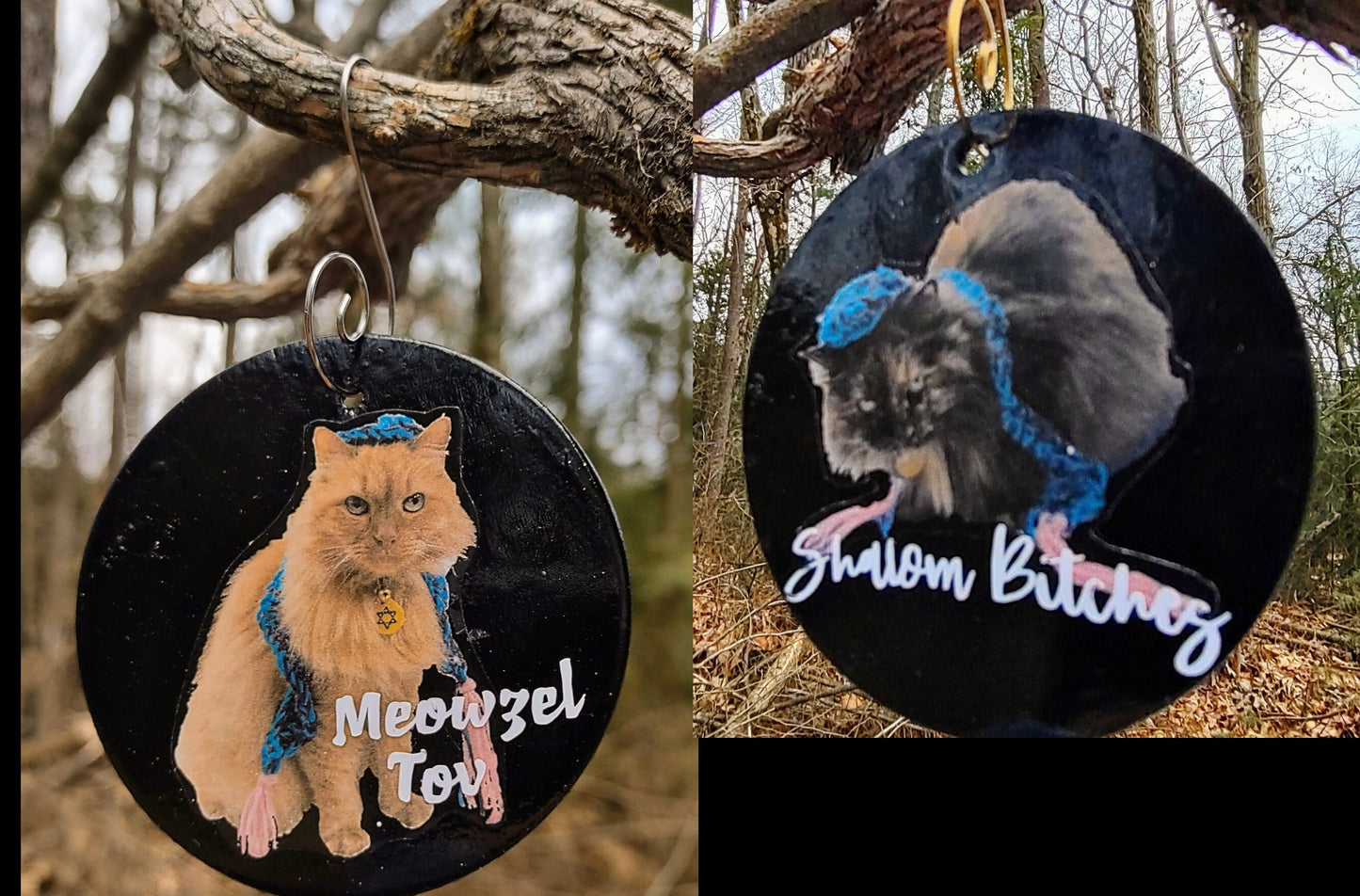 Funny Jewish Cat Ornament Decorations