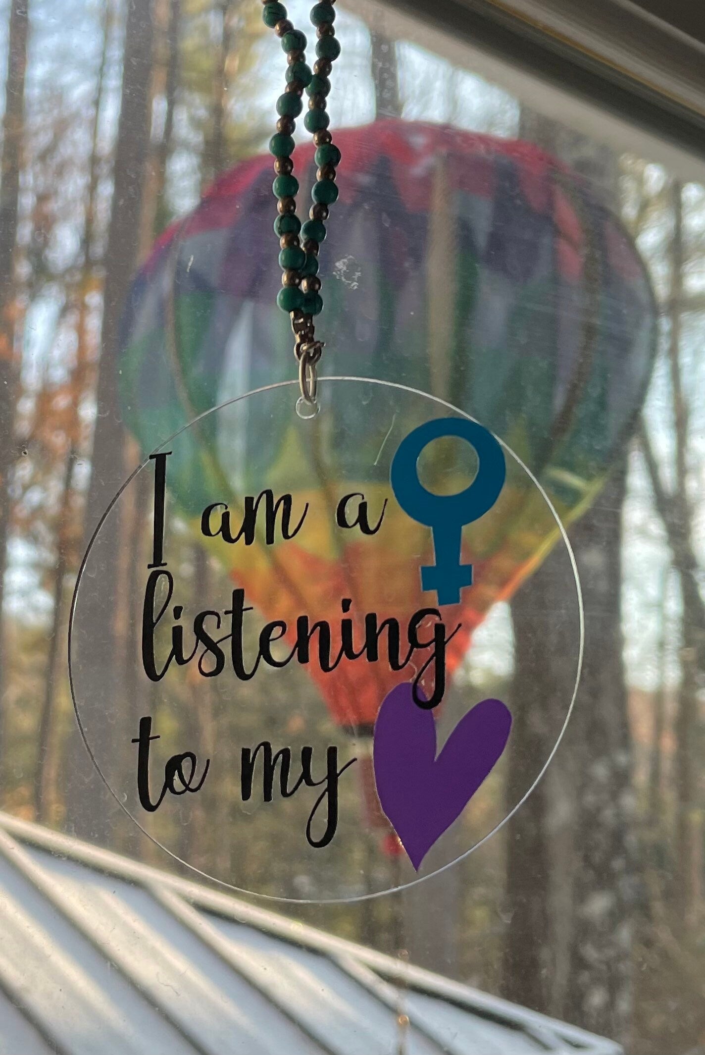 Inspirational feminist empowerment ornaments