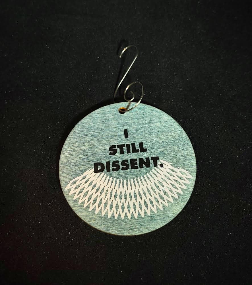 Inspirational feminist empowerment ornaments