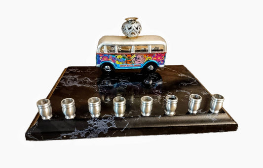 Grateful Dead Bus Menorah