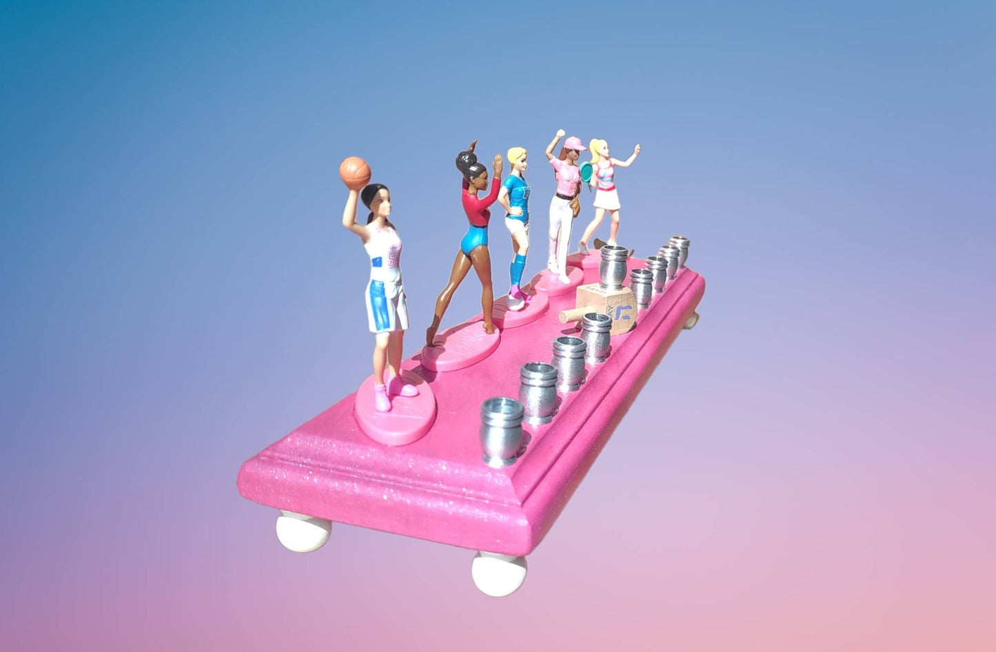 Classic and Nostalgic Barbie Menorah