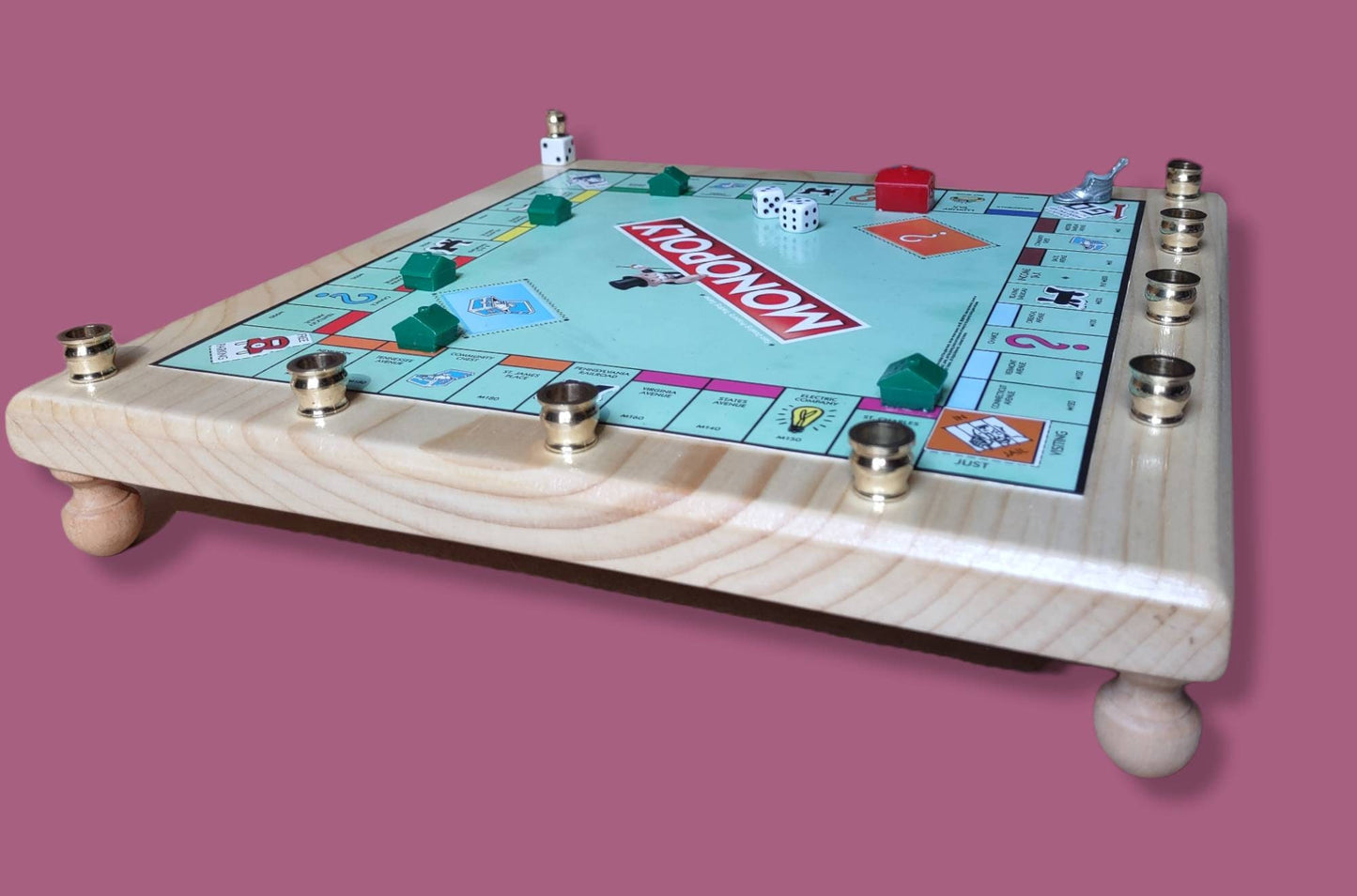 Monopoly Board Game Menorah