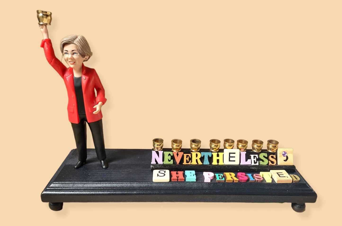 Nevertheless She Persisted Senator Elizabeth Warren Menorah