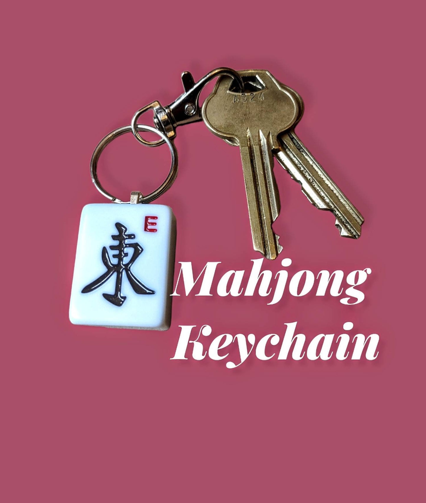 Mahjong Keychain