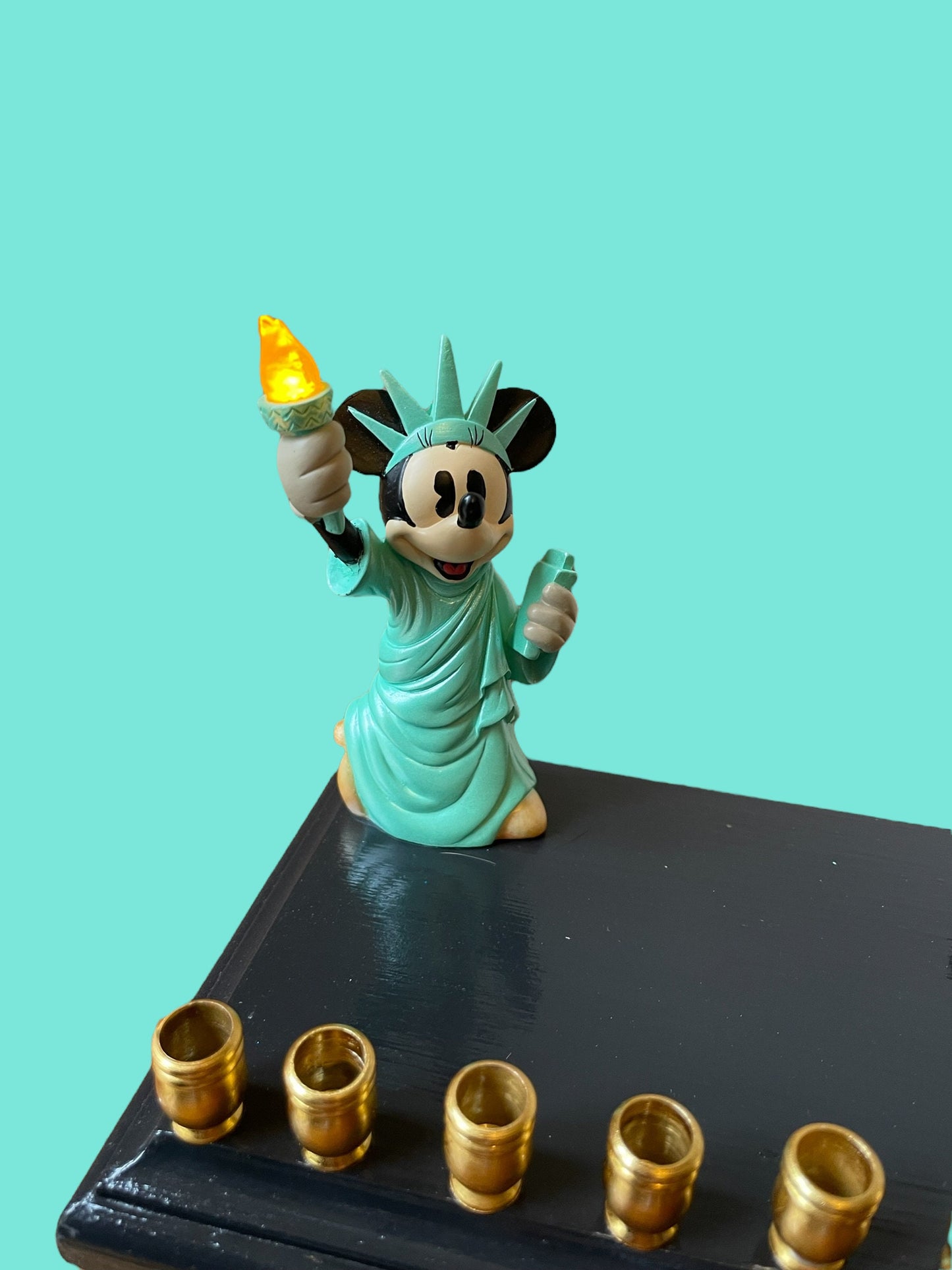 Minnie Mouse Statue of Liberty Light up menorah